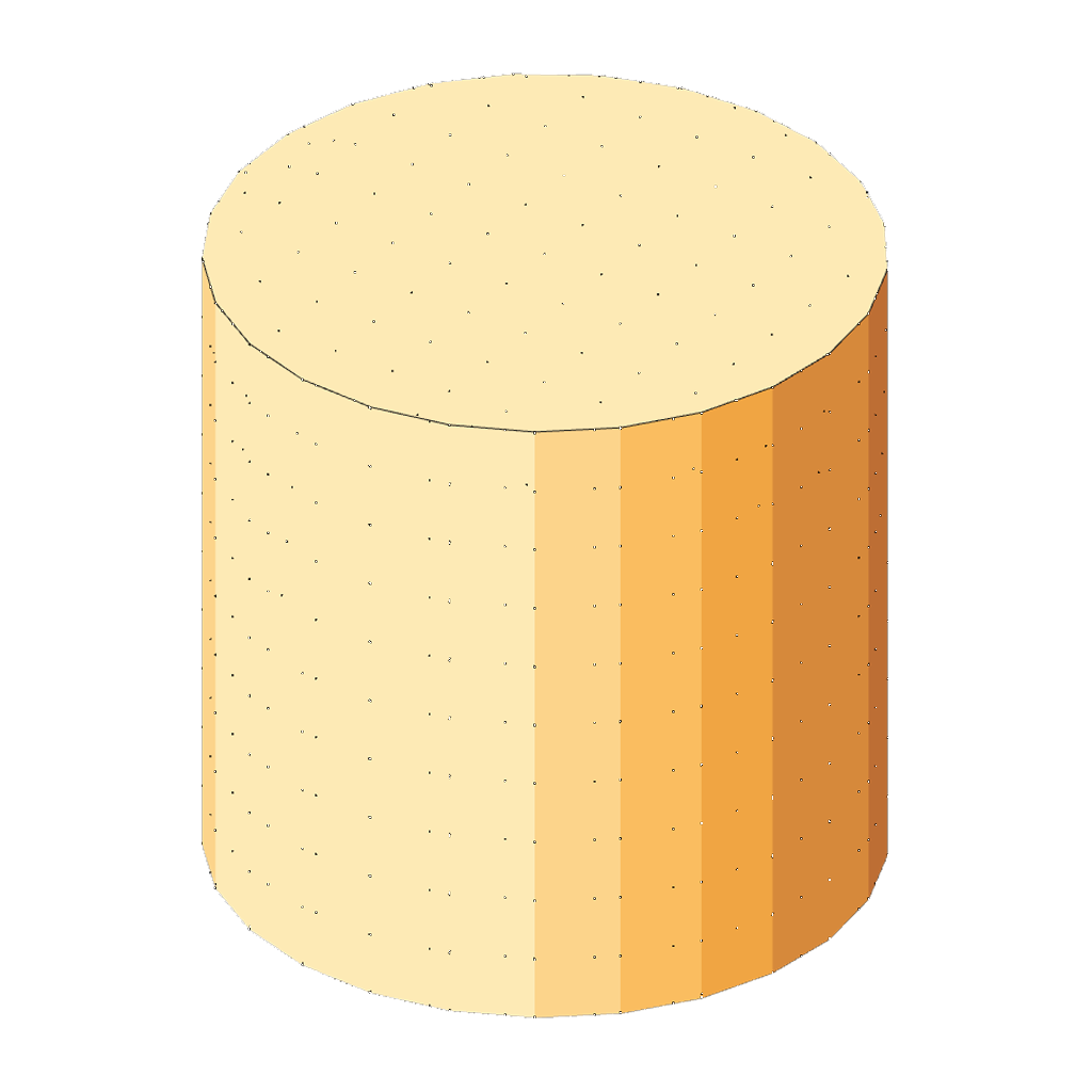 Cartesian grid on a curved non-rectangular surface